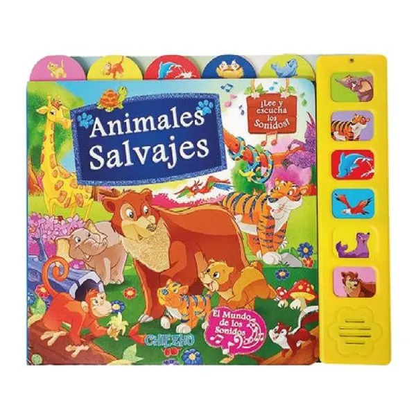 Animales salvajes-lee y escucha los sonidos