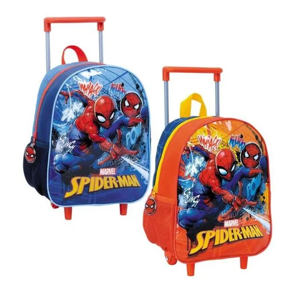 Spiderman comic - mochila 12" carro