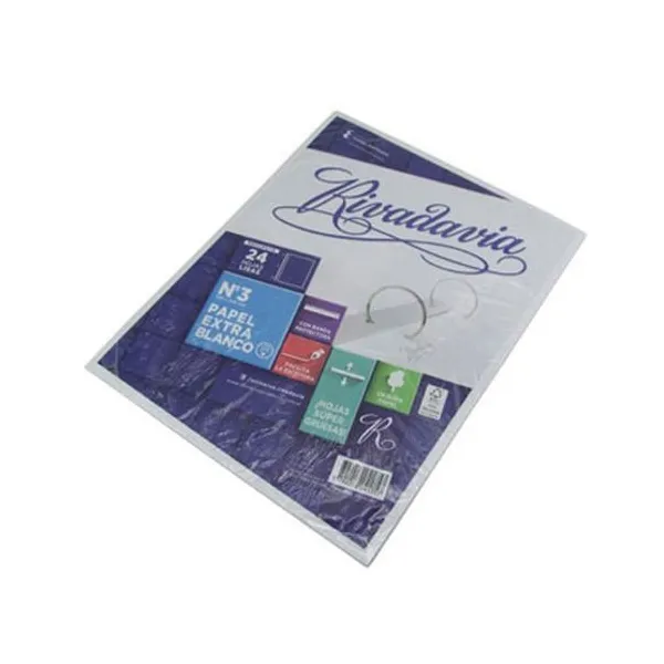 Repuesto esc.rivadavia tamaño carta extra bco.x 24 hs.liso