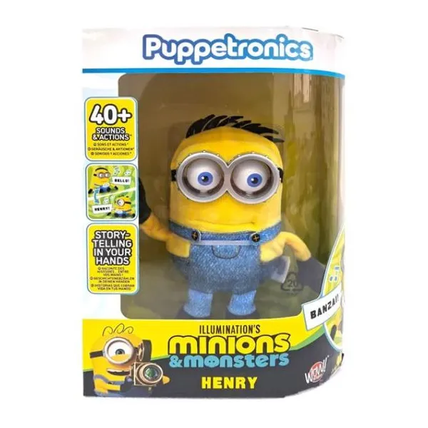 Real fx - puppetronic palm - "minions - henry" xxcm.