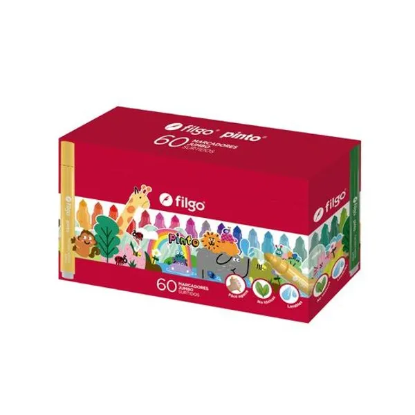 Marcador escolar jumbo Pinto 2/7 mm caja x60 Filgo - cmj