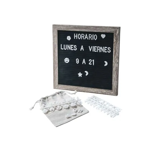 Pizarra de letras moviles 25.4x25.4 cm olami