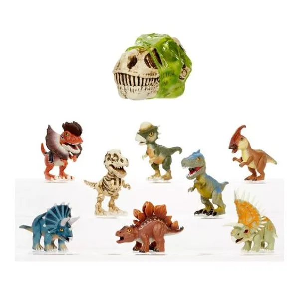 Grossmos - craneo sopresa 10 cm con exhibidor surtido - dino