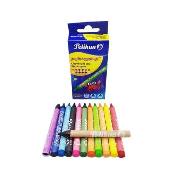 Crayón de cera caja x12 unidades Pelikan