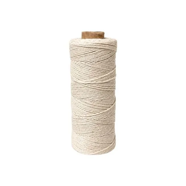 Hilo de algodon crudo en bobina 250 g 16 cm x1