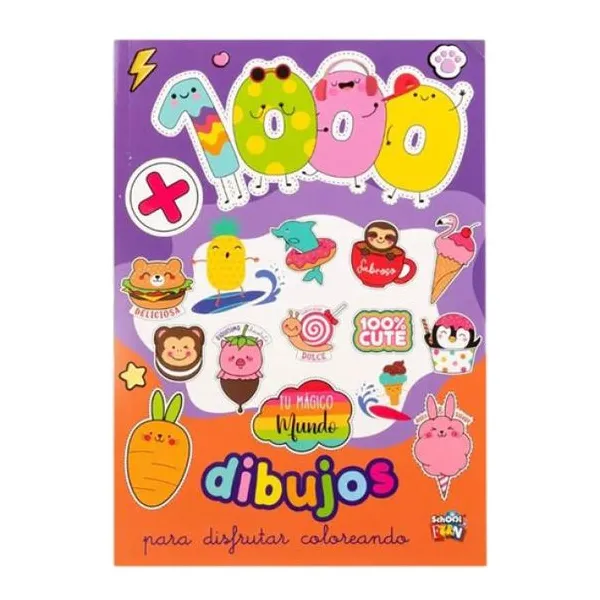 Dibujos para disfrutar para pintar tu mágico mundo 20 28 cm