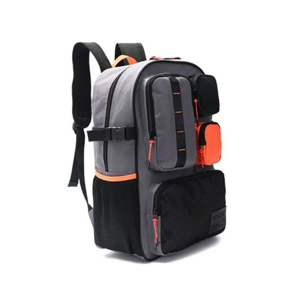 Mochila 17.5" espalda urban gris wanderlust