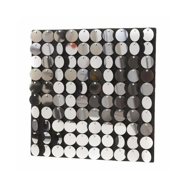 Panel shimmer wall redondo 30x30 cm x unidad multicolor