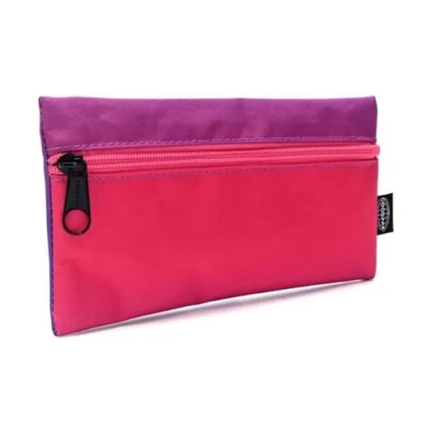 Cartuchera goodpak print degradee fucsia 22 x11.5 cm