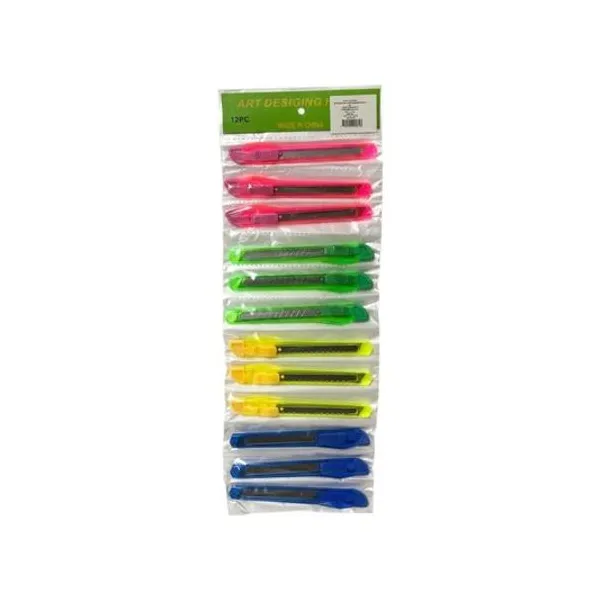 Trincheta 9 mm 13 cm blister x12 unidades