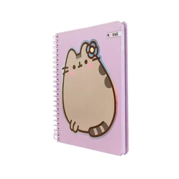 Cuaderno espiral a5 Mooving premium pusheen the cat 96 hjs.