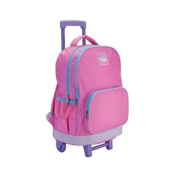 Mochila 18" con carro starpak fucsia Filgo