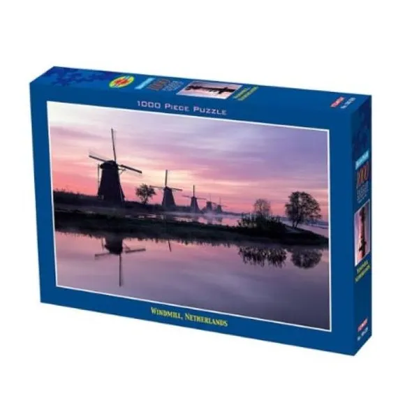 Puzzle 1000 pzas iluminado windmill, holanda (100-329)