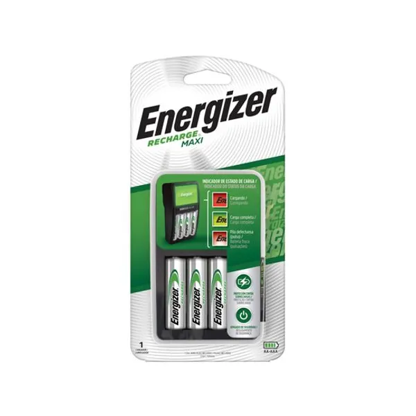 Cargador de pilas Energizer maxi aa y aaa