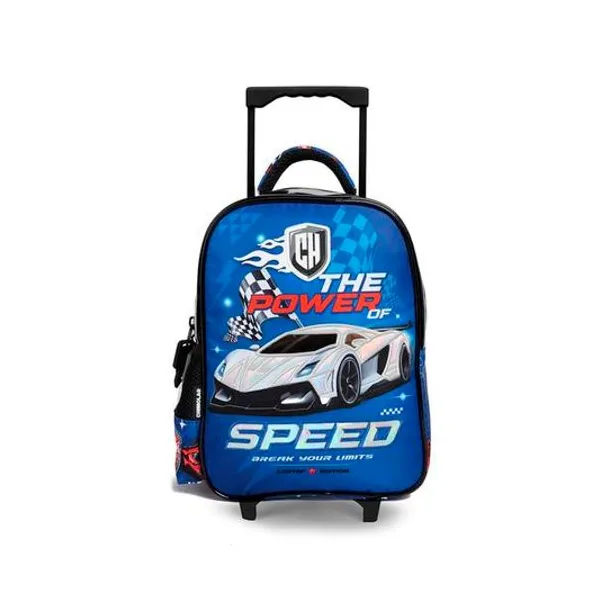 Mochila 12" con carro speed car chimola