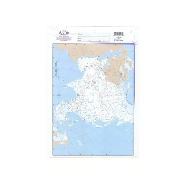 Block mapas m.c.n.° 5 asia p x20 un