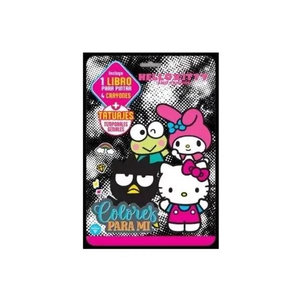 Flow pack editorial vertice colores para mi hello kitty & friends