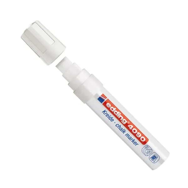 Marcador Edding e 4090 para vidrio blanco