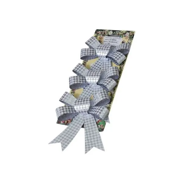 Moño de navidad 13 cm en blister x3