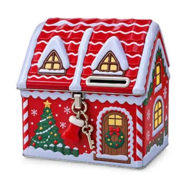 Navidad lata casita