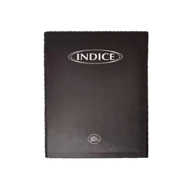 Libro índice potosi corona 2 manos