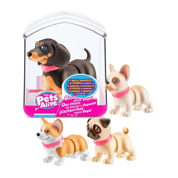 Alive pets perro interactivo booty shakin´ pups 5 cm surtidos