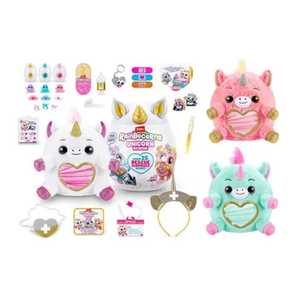 Rainbocorn huevo sorpresa unicorn rescue 38 cm surtidos