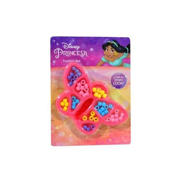 Set para armar bijou princesas en blister 14x19 cm