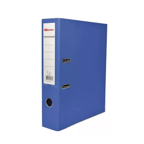 Bibliorato medoro forrado pvc oficio azul l/ancho 75 mm