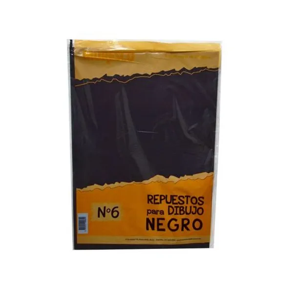 Repuesto de dibujo d/oficio n.° 6 5h negro Muresco