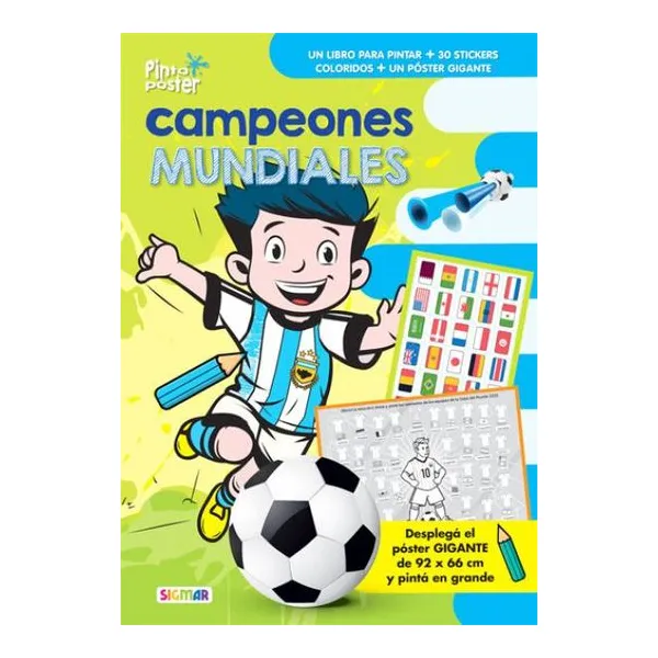 Campeones mundiales - Pinto póster