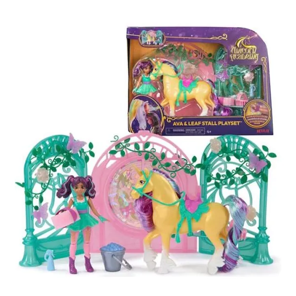 Academia unicornio juego de unicornio y muñeca