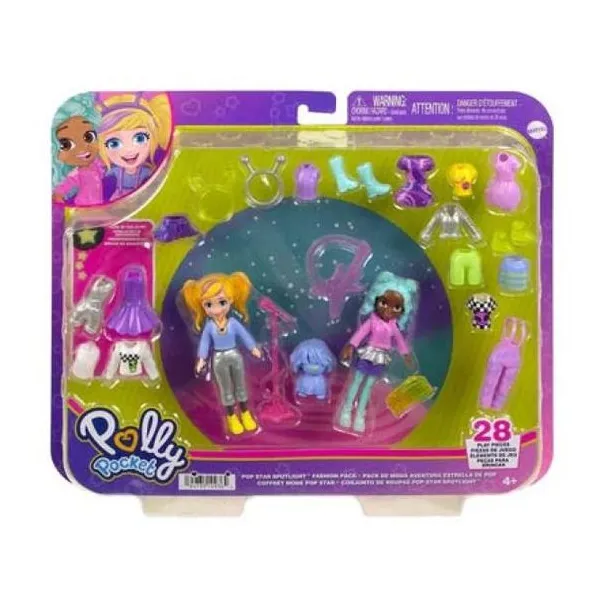 Muñeca polly pocket paquete de modas