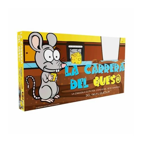 Juego la carrera del queso 36,5x20x3,5 cm yuyu -