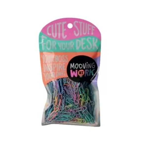 Broche clip n.° 4 Mooving maw neon 33 mmx 300 unid.