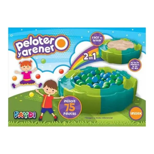 Arenero/pelotero x75 pelotas en caja fd7796