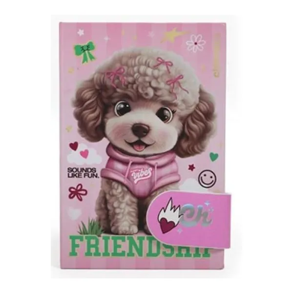 Libreta a5 my journal poodle