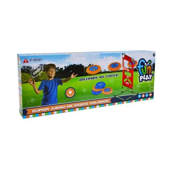 Juego de disco volador 31 piezas 126x58x68 cm en caja