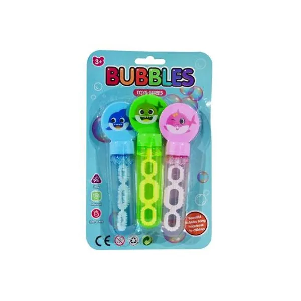Burbujero tiburon 14 cm blister x3 unidades