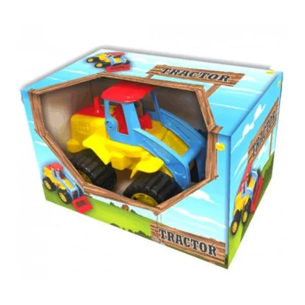 Tractor en caja