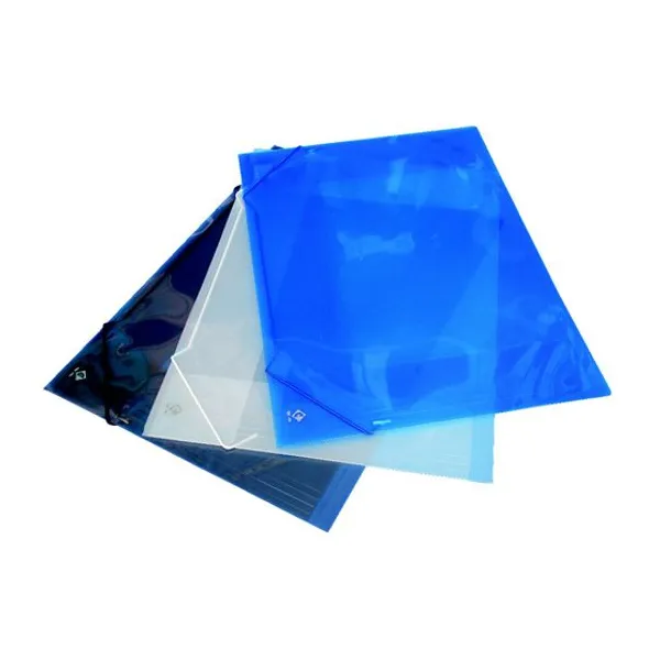 Carpeta 3 solapas para dibujo plástica the-pel a3 con elastico translucida