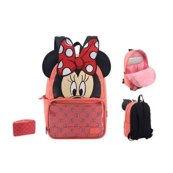 Mochila Disney minnie rosa 43x29x13 cm