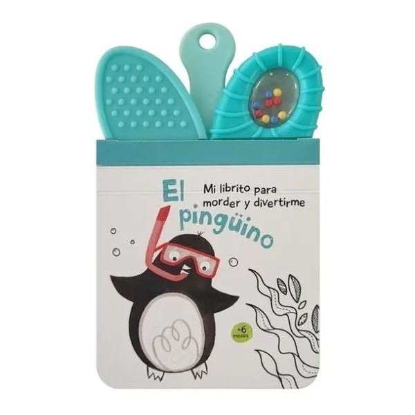 Mi librito para morder y divertirme: el pingüino 10 11 cm