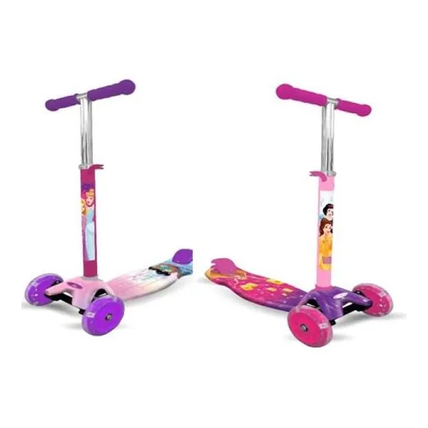 Monopatin princesa con cuerpo de metal 80x58x23 cm (hasta 70 kg)