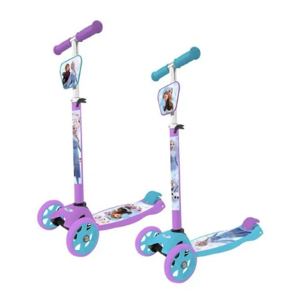 Super monopatin Frozen con cuerpo de metal 80 x58 x23 cm (hasta 70 kg)