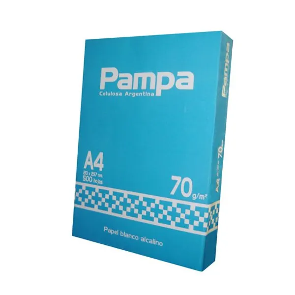 Resma papel pampa a4 70 grsx 500 hs.