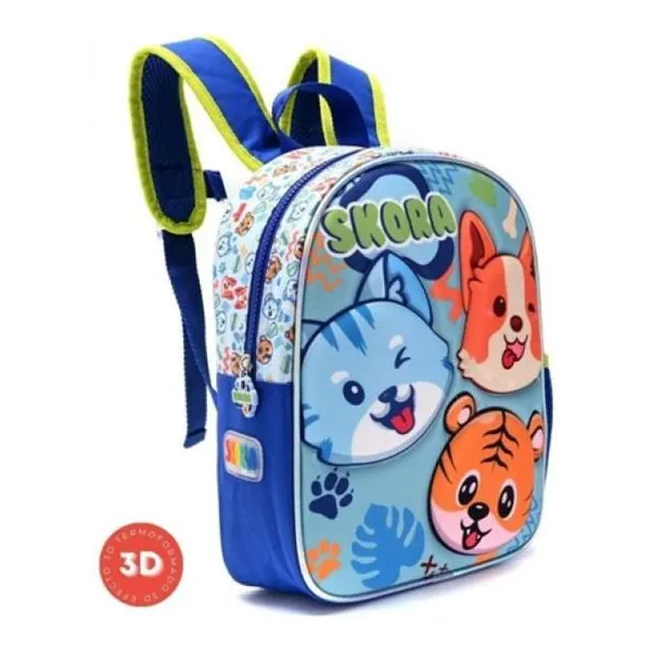 Mochila petit termoformada rapport 3d animales 22 x30 x10 - 12