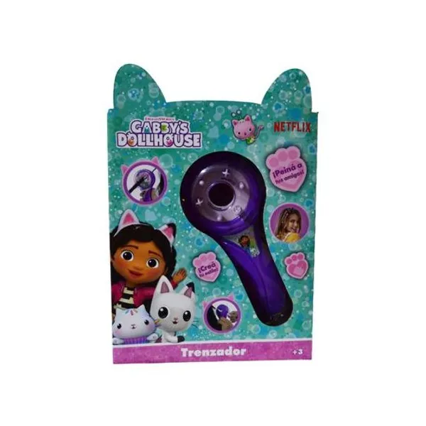 Trenzador con acc. gabby dollhouse en caja 19x24x5.5 cm