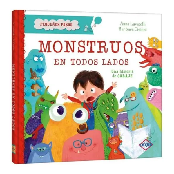 Monstruos todos lados- pequeños pasos (imprenta mayuscula) 24 24 cm