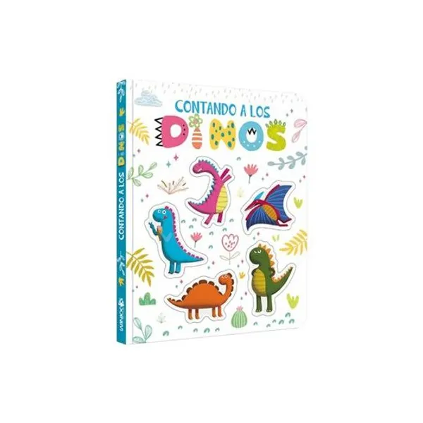Libro de cuento contando: a los dinos tapa dura 16x20.5 cm